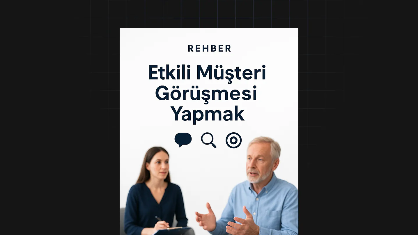 Etkili Müşteri Görüşmesi Yapmak